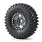 4PCS Aluminum Alloy 1.9'' Beadlock Wheel Rims& Rubber Tires for RC Wraith TRX-4 Axial SCX10 90046 90048 Redcat D90 CC01 axial rr