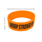 Nba Spalding Basketball Yellow Rubber Cuff Band Favors - 4' X 1', 6 Pieces - Perfect Party Giveaways