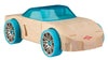 Automoblox Mini C11 Vehicle - Aqua Blue, 4.75" x 1.75", Wood Toy, Model 55106