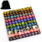 Smartdealspro 100-Pack Two Color Round Angle Six Sided Dice Die with Free Pouch for Tenzi, Farkle, Yahtzee, Bunco or Teaching Ma