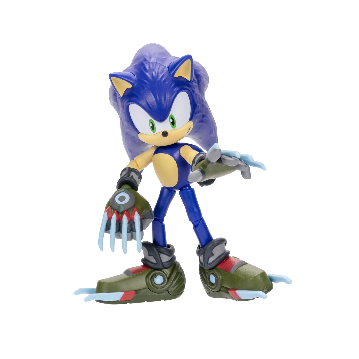 Sonic Prime 5" Articulated Action Figure - Sonic The Grim, Plastic, Model 414184, Sonic the Grim Color