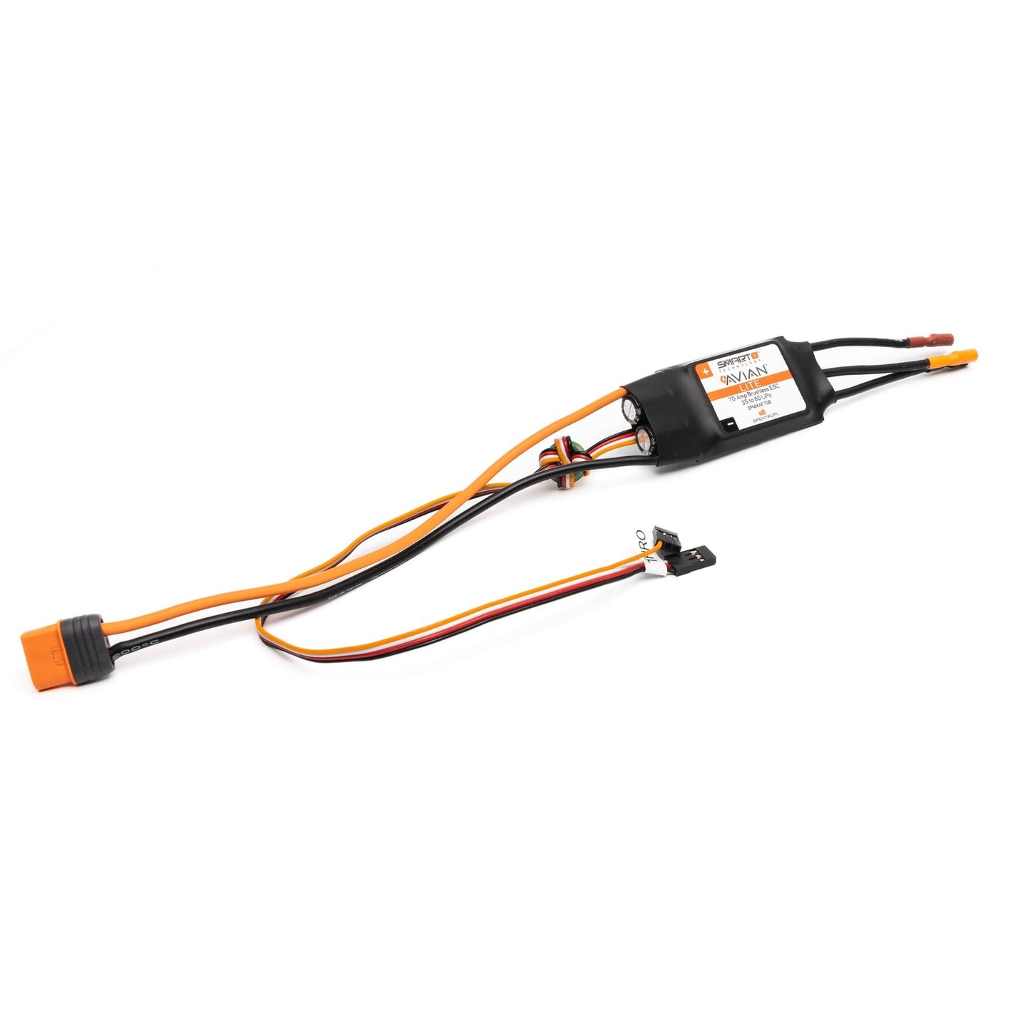 Spektrum Avian 70-Amp Smart Lite Brushless ESC; 3S-6S, IC3, SPMXAE70B