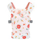 Baby Doll Carrier Front and Back Baby Doll Accessories Backpack Kid Toddlers Play Toy Baby Carriers for Babydoll Pretend with Adjustable Straps for Little Girls (Flowers)