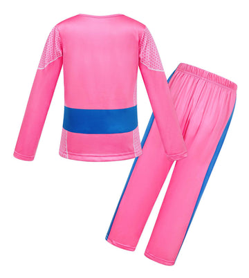 Marendyee Kitties Costume Outfit Christmas Gift For Kids Long Sleeve Shirt Pants Set Cosplay Birthday Party 5-6 Years