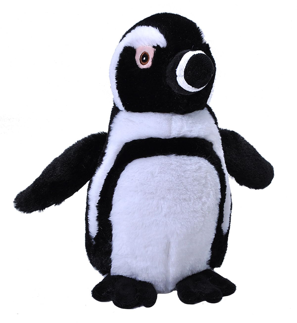 WILD REPUBLIC EcoKins Blackfoot Penguin Stuffed Animal, 12 inch, Eco-Friendly Plush Toy made from Recycled Bottles