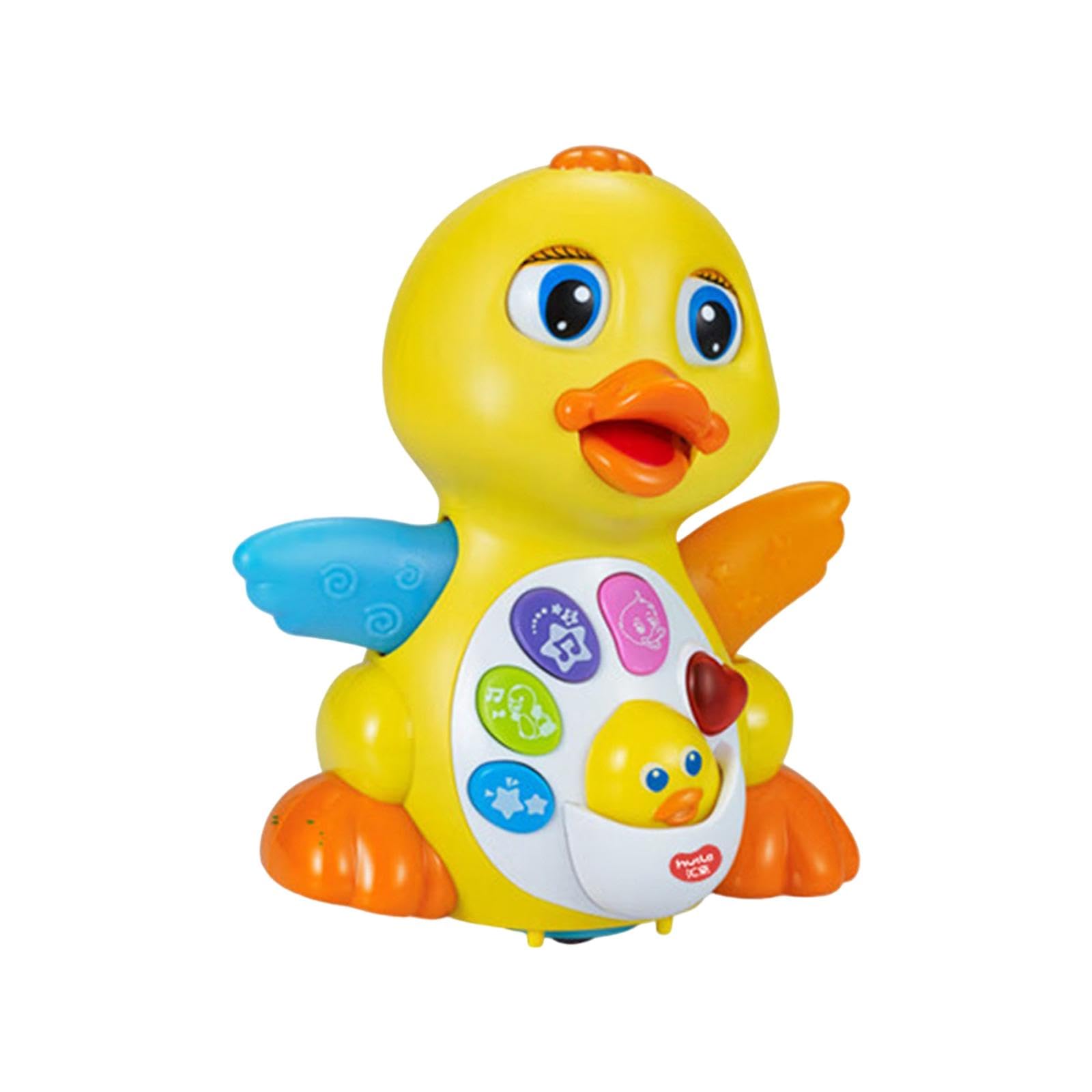 Zoomella Baby Musical Duck Toy Birthday Gift Developmental Big Yellow Duck For Infant