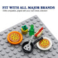 City Food Accessories - Building Block Friends Animals Bricks, People House Kitchen Farm Restaurant Moc Pieces Parts, Classic Party Favors Toys For Boys Girls