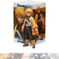 Banpresto Zenitsu Agatsuma: 24cm Grandista Statue Figurine Bundle with 1 D.B. Theme Compatible Trading Card (17740)