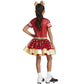 Modern Hero San Francisco 49Ers Girl'S Nfl Mvp Tailgate Tutu Dress Costume, Size Large