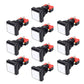 EG Starts 10x Arcade Square Shape LED Illuminated Push Button with Micro Switch Compatible for Arcade Machine Gaming Video Game Consoles Jamma Kit Parts 12V Lamp 33mm Buttons ( White Colour )