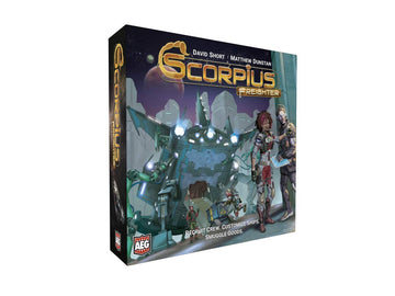 Aeg Alderac Entertainment Group Scorpius Freighter, Board Game, Smuggle Goods And Passengers, Gain Wealth, Avoid The Authorities, 2-4 Players, 45-75 Mins, Ages 14+,