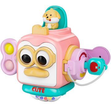 Osimily Montessori Toys For 1 Year Old, Sensory Toys For Toddlers 1-3, Travel Activities Busy Cube, Baby Gifts For 12 18 Month,