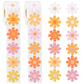 1200 Pcs Boho Daisy Stickers Hippie Groovy Stickers Retro Flowers Self-Adhesive Decals Daisy Flowers Stickers 60S 70S Party Favo
