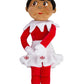 Elf On The Shelf: Christmas Plushee Pals Bundle Dark Skin Brown Eyed Boy And Girl Bundle