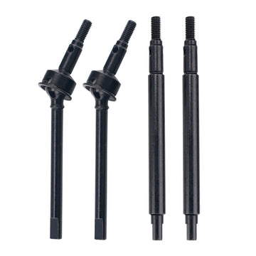 DJX #45 Hard Steel Front & Rear Axle CVD Drive Shafts for 1/18 RC Crawler Car Traxxas TRX4M TRX4-M Upgrade Parts