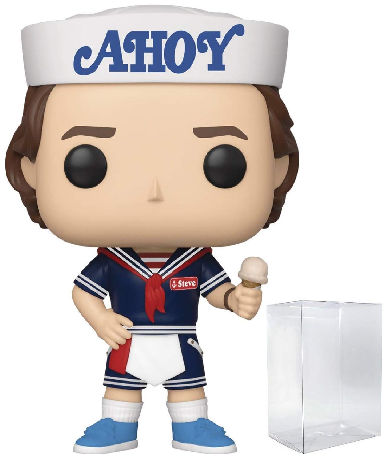 Funko POP Vinyl Figure - Stranger Things Steve Harrington Scoops Ahoy Outfit, 3.75 inches, Multicolored, Model STL1283614675