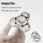 FREELOVE Metal Fidget Spinner for mature-themeds  Heavy Duty Tri-Spinner Toys  Small Mini Fox Figette Tools  Silent High Speed enhanced Bearing  Fast Spin Hand Widget  Titanium Alloy