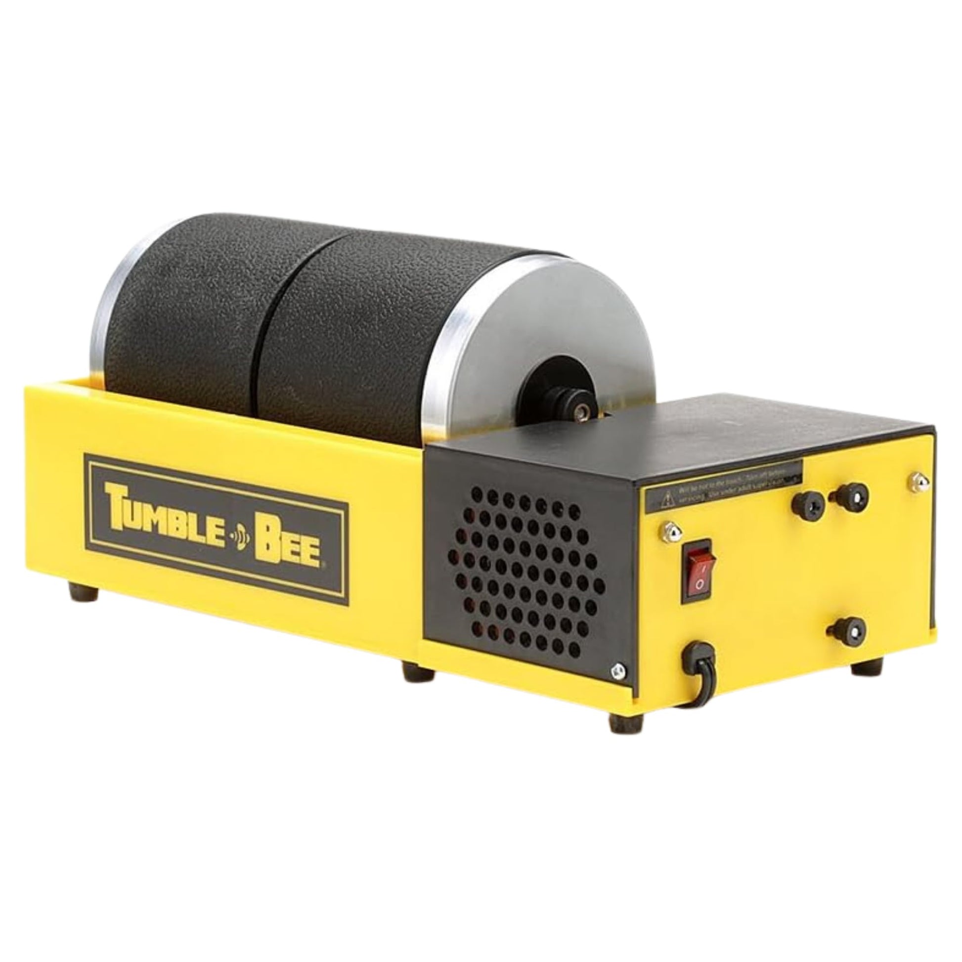 Tumble-Bee Rock Tumbler - Rotary Tumbler for Polishing Stones  Rocks  Glass and Metals - Professional Rock Tumbler for mature-themed & Kids - Rock Polisher Tumbler - Model TB-22  2X2LB Barrel