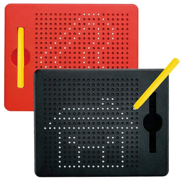 Spiderjuice Magnetic Drawing Pad With Stylus Pen & 10 Pattern Card For Kids 380 Magnets Toy (Random Color)