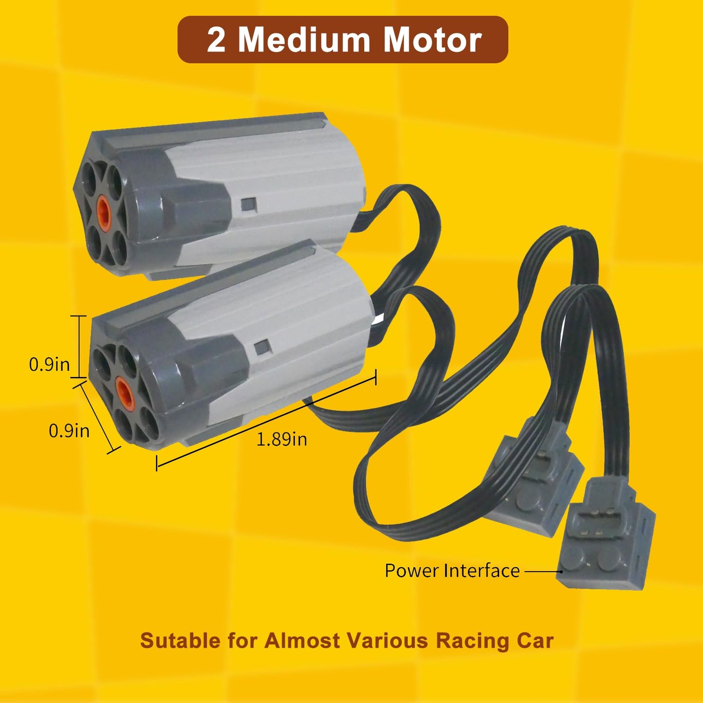 7-In-1 Motor Kit Compatible With Lego Technic - Science And Technology Power Function Kit With Motor Remote Receiver Battery Box