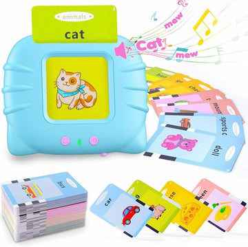 Cynvexa Talking Flash Cards For Kids 2-5 Years | Rechargeable Educational Learning Toy For Toddlers | Language Skills Builder Fo