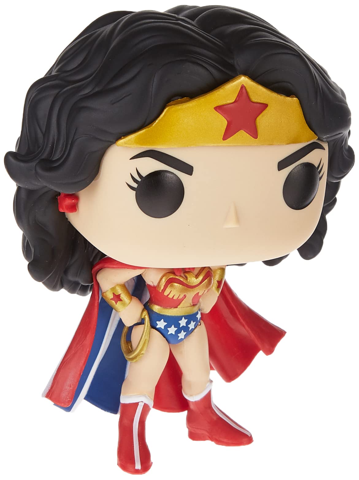 Funko Pop Heroes: Wonder Woman 80Th - Wonder Woman (Classic With Cape), Multicolor, Standard, (55008)