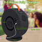 Yevohadt Bubble Machine for Kids, Rechargeable 360° Rotatable Electric Bubbles Toy, Black, Model Rbubble-10, Perfect for Outdoor Parties