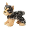 Douglas Yorkie Terrier Plush Stuffed Animal - Brown Fur, 8" Long, Model 4087