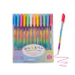 Inkarto Fluorescent & Glitter Coloring Pens | Rainbow Colour Pen Set Of 12 | Fragrant Pens For Writing, Sketching, Painting & Cr