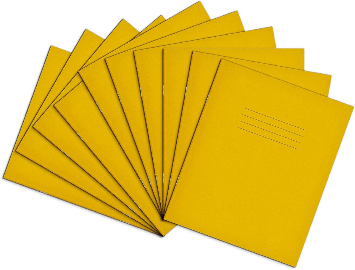 Rhino F8/B 200X165 48 Page Exercise Book  Yellow (Pack Of 10)