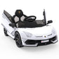 Hetoy Ride on Car for Kids 12V Licensed Lamborghini Electric Vehicles Battery Powered Sports Car with Control, 2 Speeds, Sound S