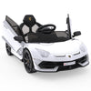 Hetoy Ride on Car for Kids 12V Licensed Lamborghini Electric Vehicles Battery Powered Sports Car with Control, 2 Speeds, Sound S