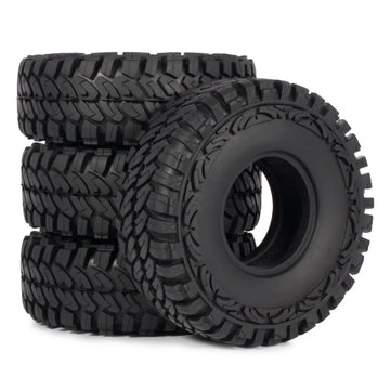 4Pcs Rubber 110X40Mm 1/10 Rc Crawler 1.9 Tires With Foam Inserts For Gen7 Gen8 Scx10 Trx4 Upgrades (D-110X40Mm)