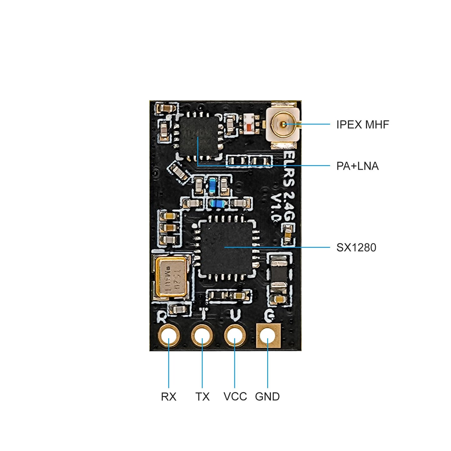 Betafpv Expresslrs Opentx Mini Nano Receiver High Refresh Rate Long Range Performance For Fpv Racing Drone