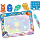 SHAKTISM Educational Water Drawing Mat, Magic Doodle Mat for Kids 27 Years, Reusable NonWoven Polyester, Aqua Drawing Set with