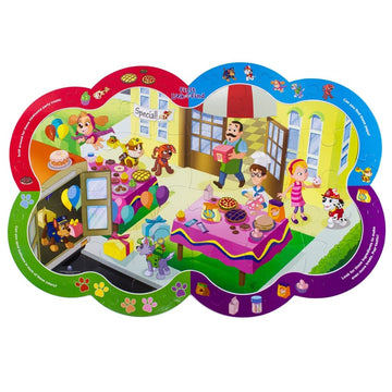 Paw Patrol Puzzle Set - 3 Pc Bundle With Paw Patrol Floor Puzzle, Paw Patrol Hidden Pictures Book, Stickers, More | Paw Patrol F