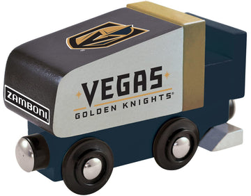 Masterpieces Wood Zamboni - Nhl Las Vegas Golden Knights - Officially Licensed Toddler & Kids Toy