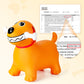 Everich Toy Bouncy Dog Horse Hopper For Toddlers, Bouncy Animals Jumping Horse, Inflatable Ride On Bouncer Hopping Toys Gifts Fo