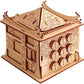 Esc Welt House Of Dragon Puzzle Box - 3D Escape Game Money Box - Brain Teaser Puzzle For Adults & Teens - Wooden Escape Room Game - Mind Puzzle Game With Hidden Compartment - Family Games Puzzle