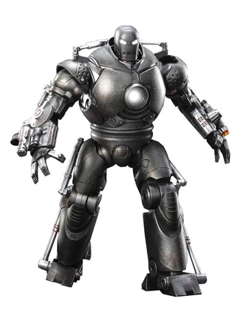 Ovonni 9 Inch Led Iron Monger Toy,Exquisite Painting 20 Joints Movable Collectible Action Figure,Light With Chest And Eyes