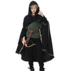 Ezuwail 4PCS Boys Renaissance Costumes Outfit Kids Medieval Viking Costume Sets for Halloween Boys Renaissance Accessories with 
