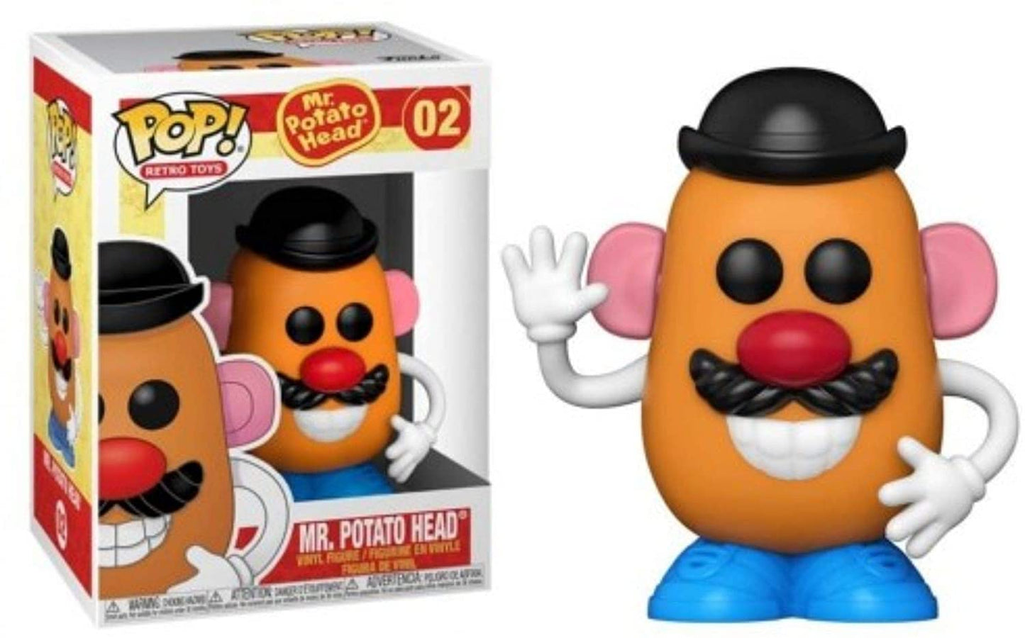 Funko Pop! Retro Toys: Hasbro - Mr. Potato Head, 3.75 Inches, Orange