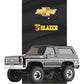 EAZYRC 1/24 RC Rock Crawler Chevy K5 Blazer 1976 - 4WD, Black, Nylon, Model 465464, 5x10x5 inches,