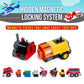 POPULAR PLAYTHINGS Mix or Match Vehicles Magnetic Toy Play Set, 21 Pieces, Multicolor, Standard Size, Fun for Kids