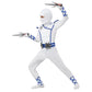 Spooktacular Creations Halloween Ninja Costume  White Ninja Outfit Set for Kids  Halloween Costumes with Accessories for Boys Dress Up and Role Play Party (Small  5-7 yrs)
