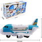 Tuko Transport Cargo Airplane Car Toy Play Set For 3+ Years Old Boys And Girls(Blue)