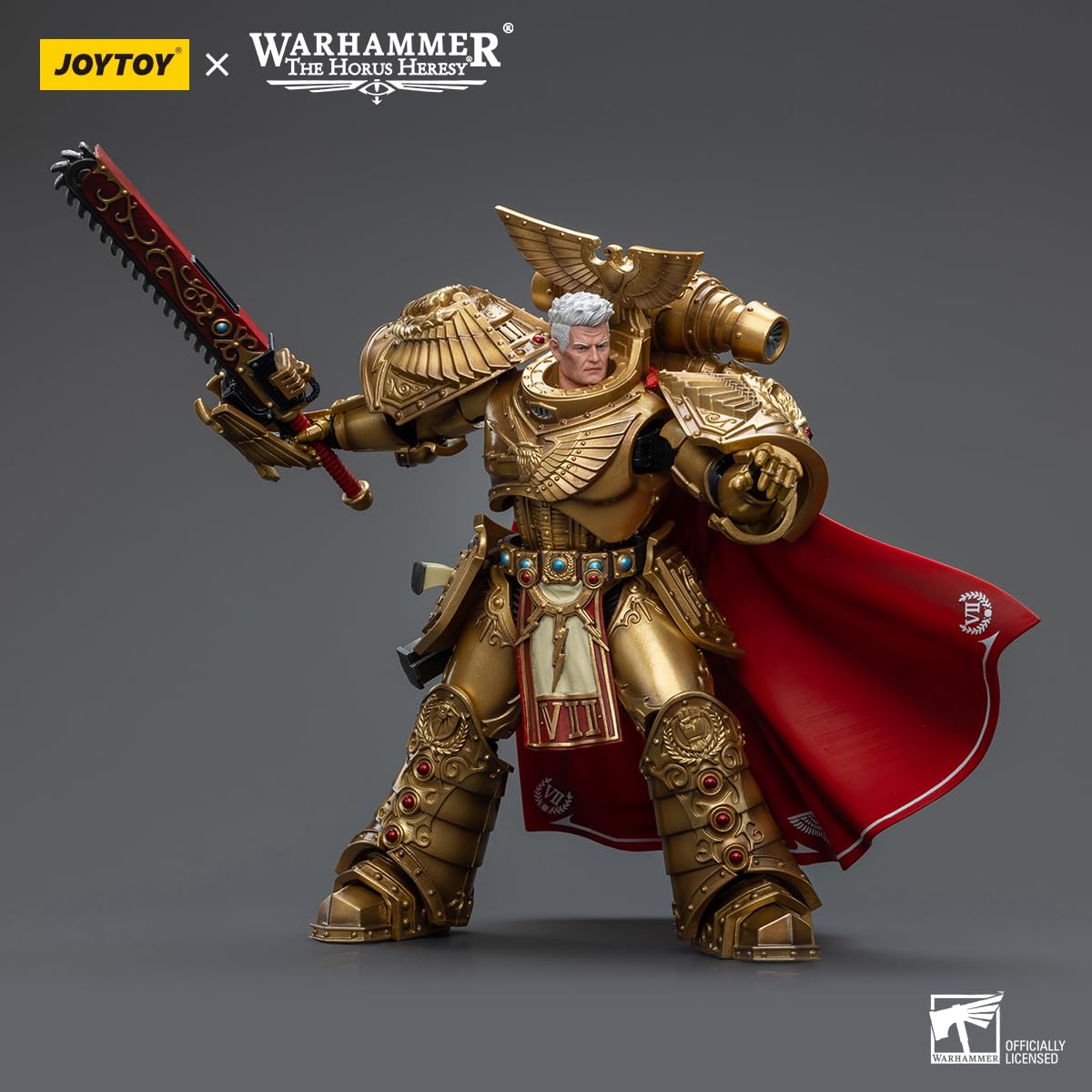 malt-inspiredISE JOYTOY 1/18 Action Figures - Warhammer The Horus Heresy Imperial Fists Rogal Dorn Primarch of The Vllth Legion - 7 Collection Model Kits Age 15 and Above
