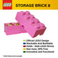 Lego Batman Storage Brick 8 Bright Yellow