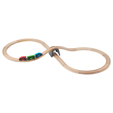Ikea Lillabo 20-Piece Basic Train Set Multicolour