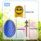 NEXT STOP M 3D Printed Animal Toys for Kids Easter Basket Stuffers with Decorative Egg Case, Classroom Prizes, Party Goodie Bag